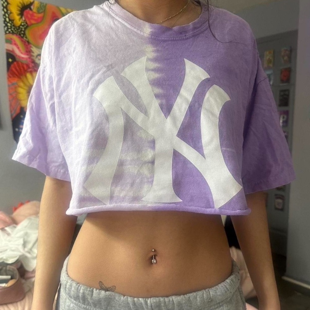 New York yankees crop top